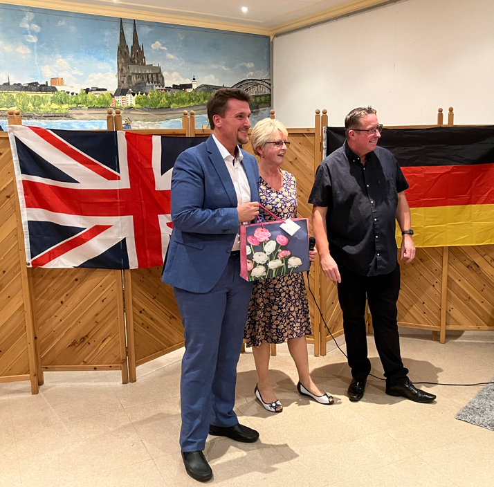 Die Vielfalt unserer Region entdecken. Eine Gästegruppe aus der Partnerstadt Redcar & Cleveland in Troisdorf